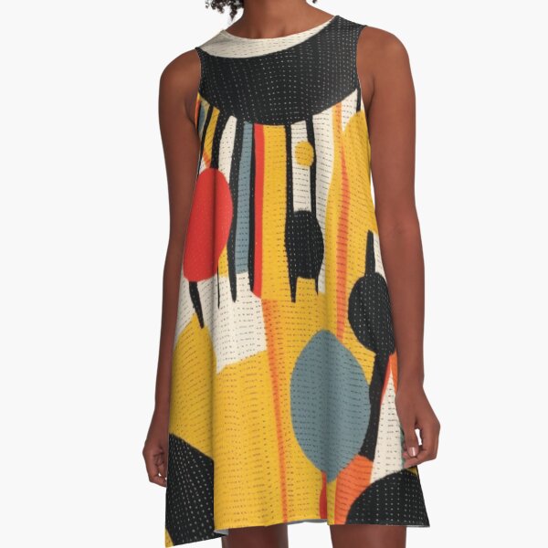 AsoEbi Ankara A-Line Dress
