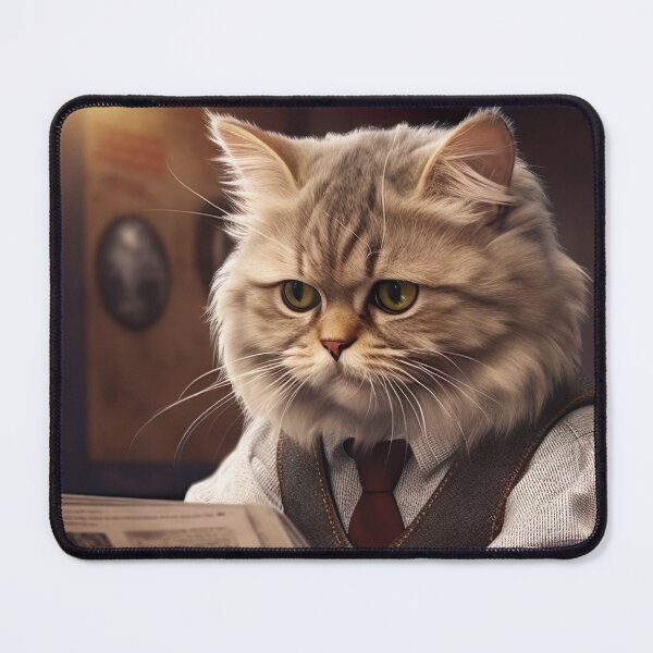 Item preview, Caffeinated Mogul: BusinessCat at the Coffeeshop designed and sold by moroccandreamer.