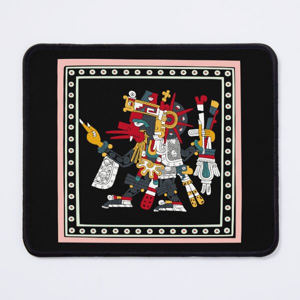 Item preview, Quetzalcoatl Ehecatl - Framed Transparent Aztec God of Life designed and sold by Aztectees.