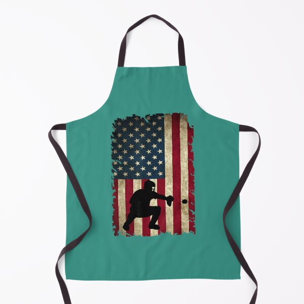 Item preview, Baseball Catchers Gear Sports American Flag Little Leaguer designed and sold by bxhrybvd3.