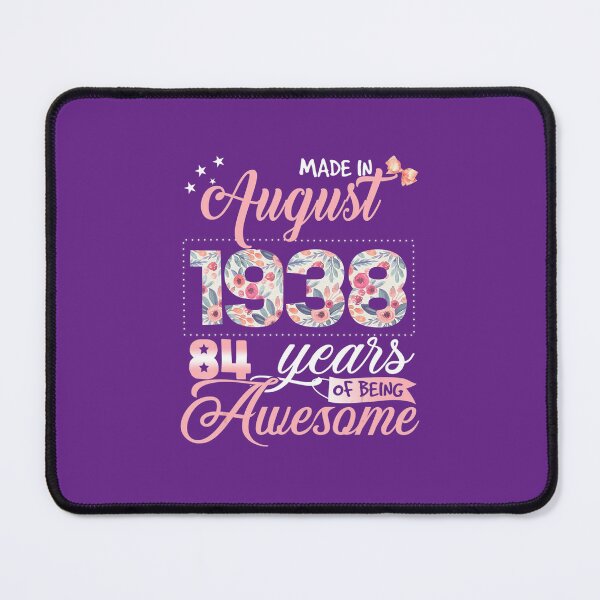 Item preview, 84th Birthday Floral for s Born in August 1938 designed and sold by ilucktpfl18.