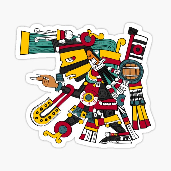 Artikel-Vorschau von Tezcatlipoca – Aztekischer Gott der Nacht – Borgia Transparent, designt und verkauft von Aztectees.