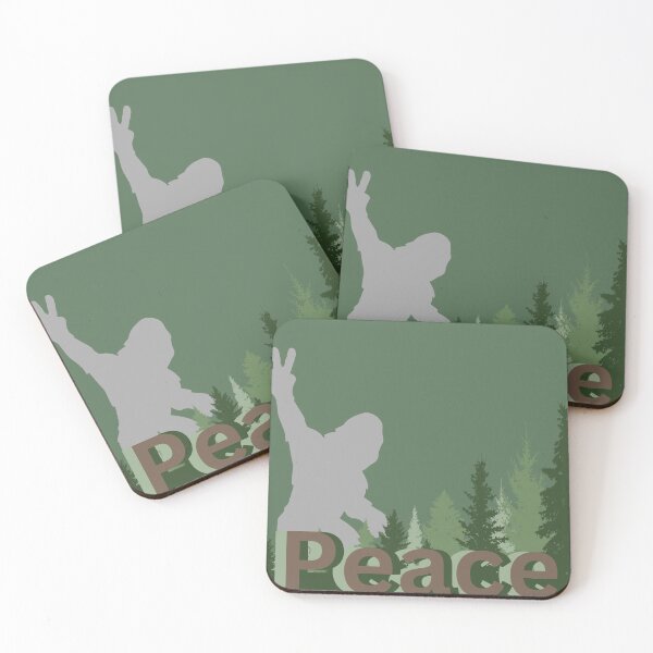 Item preview, Bigfoot Peace designed and sold by ChibiCollectors.