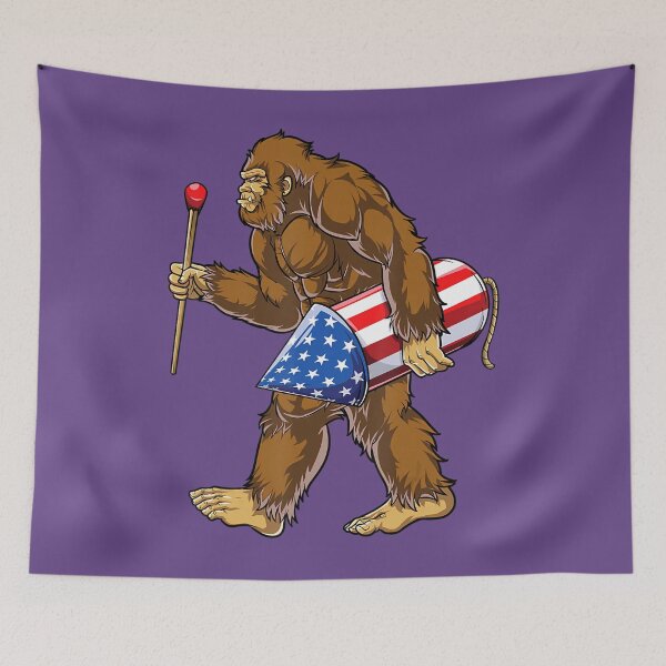 Item preview, Bigfoot Fireworks 4th Of July Funny 	 	 Sasquatch Lover 		 designed and sold by oiiqwqikw61.
