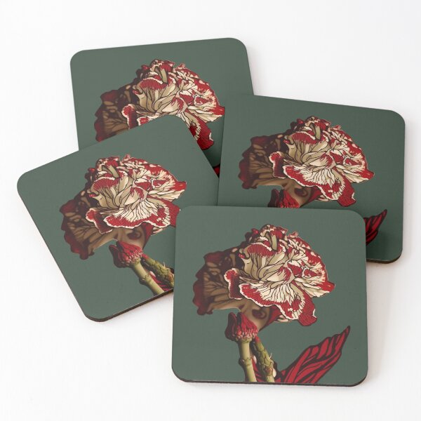 Item preview, Summer red flower designed and sold by UrbanHedgehog.