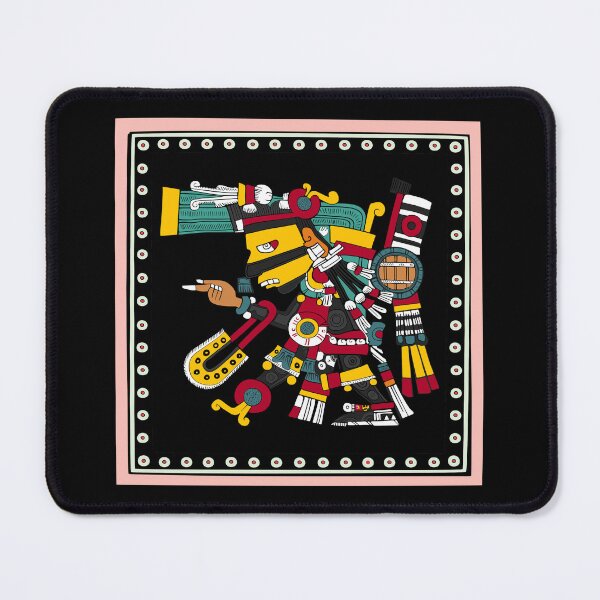 Item preview, Tezcatlipoca - Framed Transparent Aztec God of Night designed and sold by Aztectees.