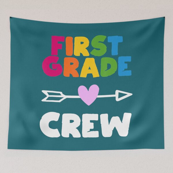 Item preview, First Grade 	 Back to School 1st Grade Crew 	 	 designed and sold by tcongxguc12.
