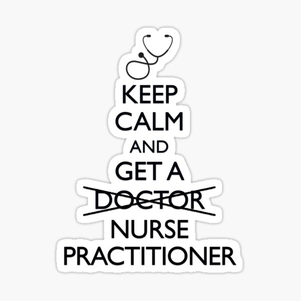 Item preview, Nurse practitioner gift Keep Calm and get a Nurse practitioner designed and sold by jodirm.