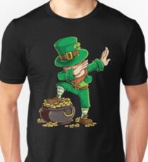 Dabbing Leprechaun T-shirt Funny Dab St Patricks Day Gifts Unisex T-Shirt