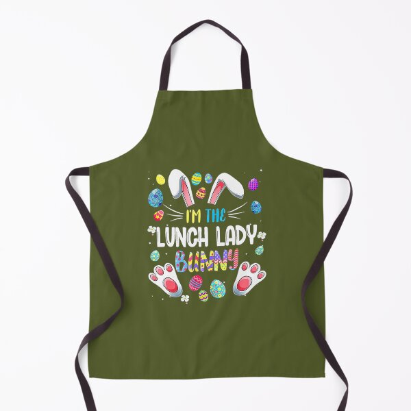 Item preview, Bunny Lunch Lady Funny Egg Easter Day Floral designed and sold by wlpersaww55.
