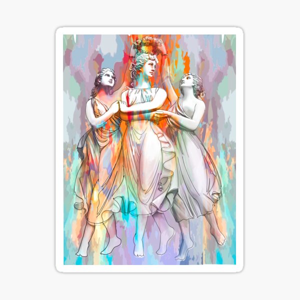 The Three Graces Sticker