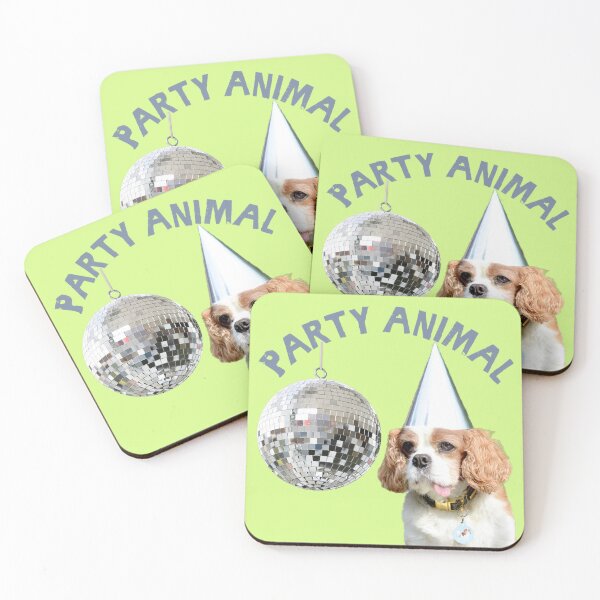 Item preview, Cavalier King Charles Spaniel Party Animal designed and sold by barksandsqueaks.