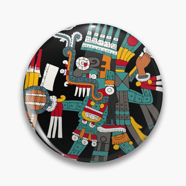 Artikelvorschau, Tlaloc – gerahmter transparenter aztekischer Gott des Regens entworfen und verkauft von Aztectees.