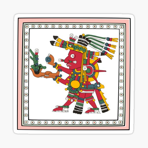 Artikel-Vorschau von Tonatiuh – gerahmter transparenter aztekischer Kriegergott der Sonne, designt und verkauft von Aztectees.
