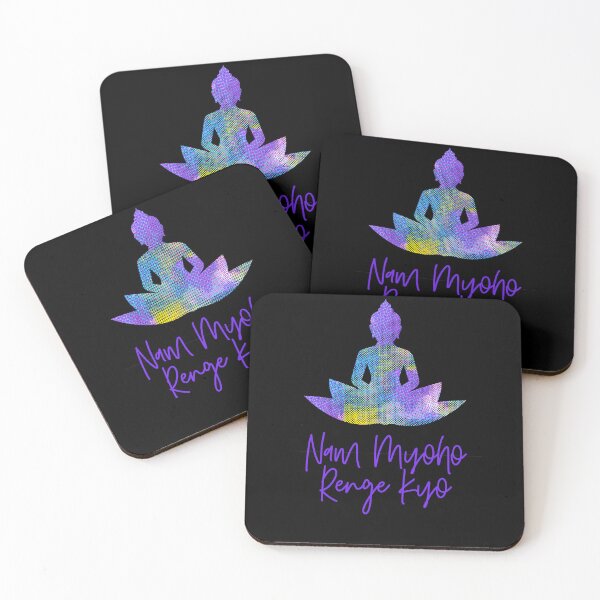 Item preview, Yoga Buddha Silhouette Patchwork Halftones Namaste designed and sold by AMSonArt.