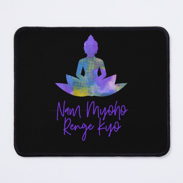 Item preview, Yoga Buddha Silhouette Patchwork Halftones Namaste designed and sold by AMSonArt.