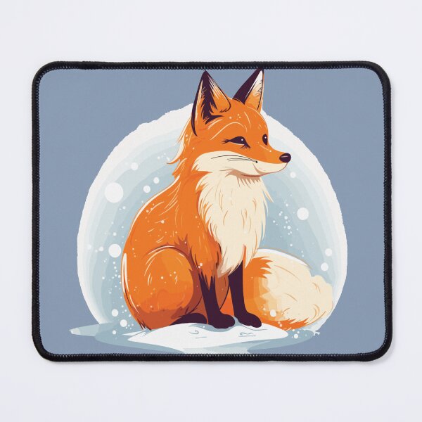 Item preview, Fox and snow designed and sold by Jabuticabaeyes.