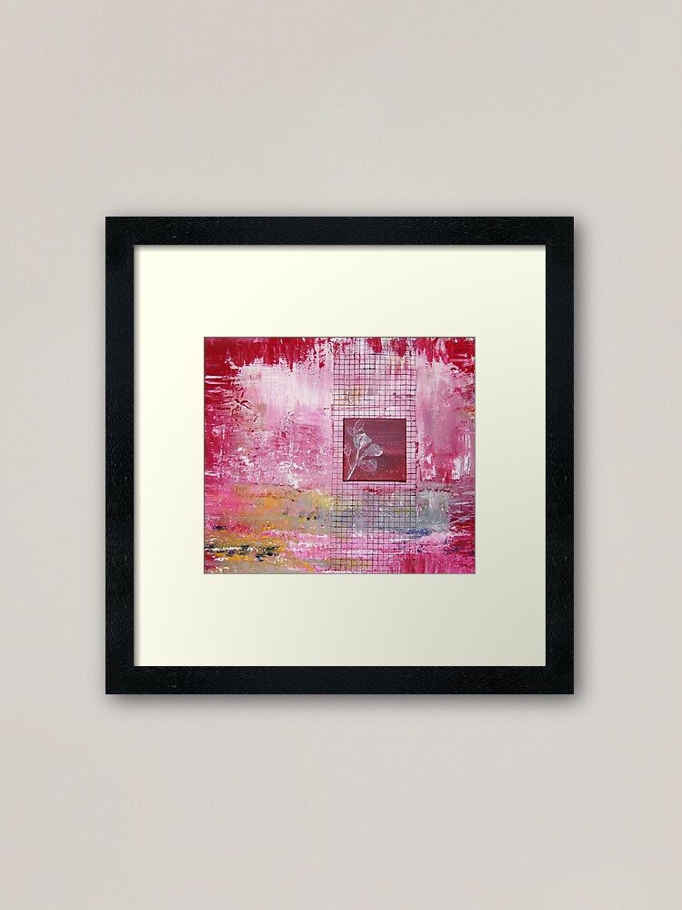 Alternate view of Gridrose Framed Art Print