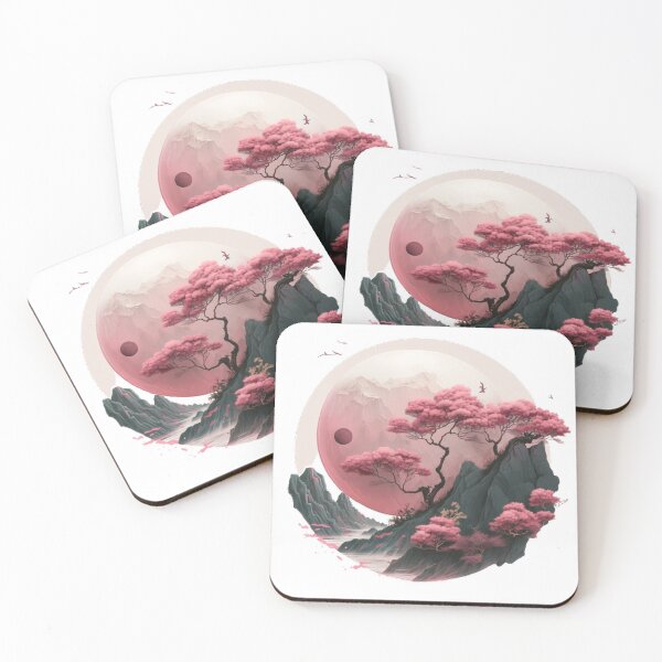 Item preview,   "Harmony in Sakura: Captivating Japanese Landscapes on Redbubble" designed and sold by DesignHeaven24.