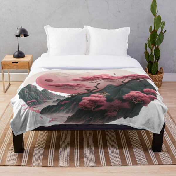 Item preview, "Harmony in Sakura: Captivating Japanese Landscapes on Redbubble" designed and sold by DesignHeaven24.