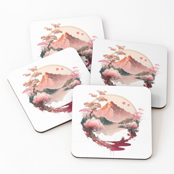 Item preview,  "Harmony in Sakura: Captivating Japanese Landscapes on Redbubble" designed and sold by DesignHeaven24.