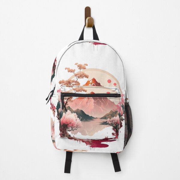 Item preview, "Harmony in Sakura: Captivating Japanese Landscapes on Redbubble" designed and sold by DesignHeaven24.