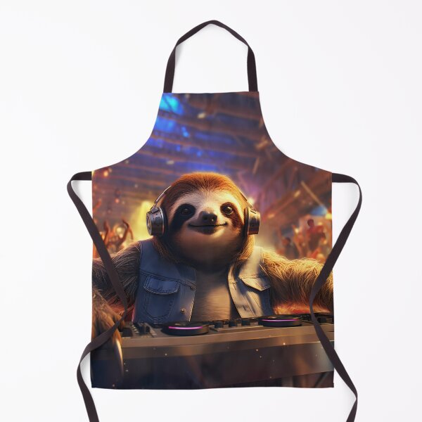 Item preview, DJ Sloth designed and sold by KateAndersonLTD.