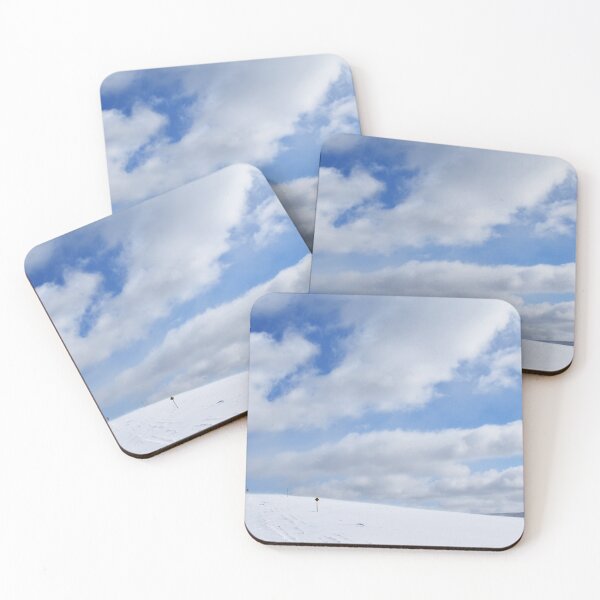 Item preview, A snowy field under a blue sky designed and sold by Claude Laprise.