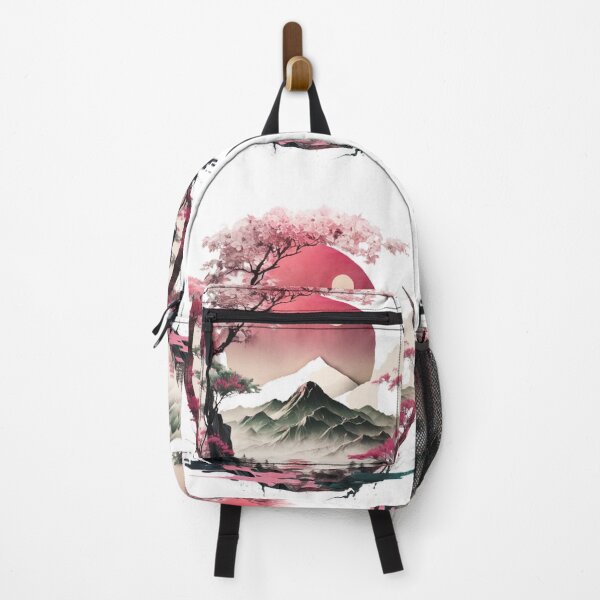 Item preview, "Harmony in Sakura: Captivating Japanese Landscapes on Redbubble" designed and sold by DesignHeaven24.
