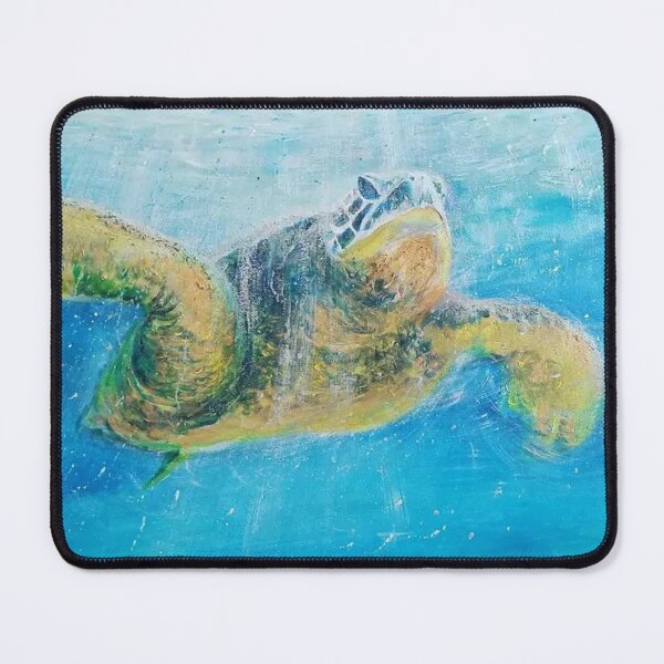 Item preview, Large Sea Turtle underwater designed and sold by saraperry.