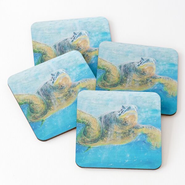 Item preview, Large Sea Turtle underwater designed and sold by saraperry.
