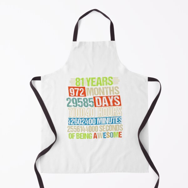 Item preview, 81st Birthday 	 Funny Countdown 81 Yrs Old Being Awesome 	 	 designed and sold by qiuhqswrck57.