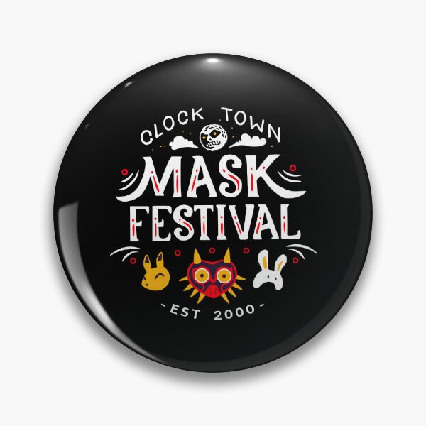 Item preview, Clock Town Mask Festival - Black designed and sold by MinisTaver.