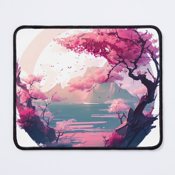 Item preview, "Harmony in Sakura: Captivating Japanese Landscapes on Redbubble" designed and sold by DesignHeaven24.