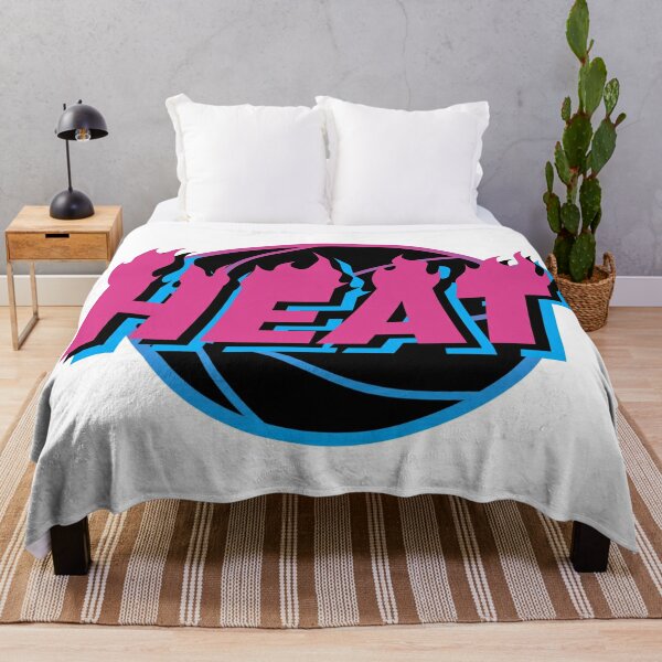 Miami Heat Legends White Hot NBA Team Fleece Blanket Quilt - Growkoc