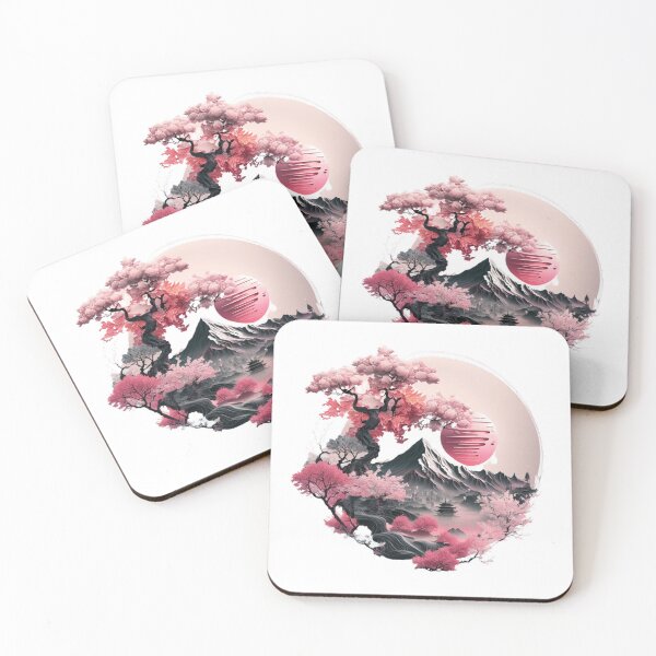 Item preview,  "Harmony in Sakura: Captivating Japanese Landscapes on Redbubble" designed and sold by DesignHeaven24.