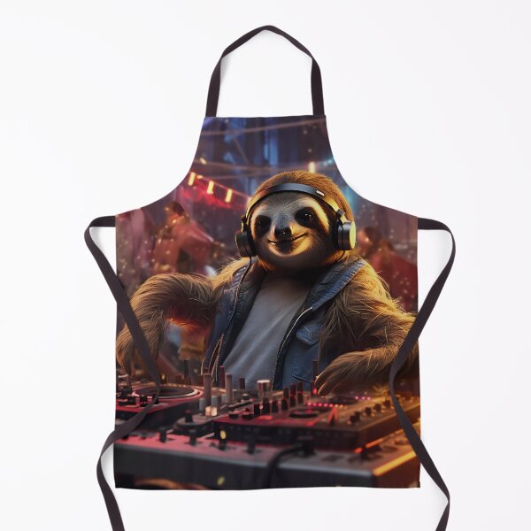 Item preview, DJ Sloth designed and sold by KateAndersonLTD.