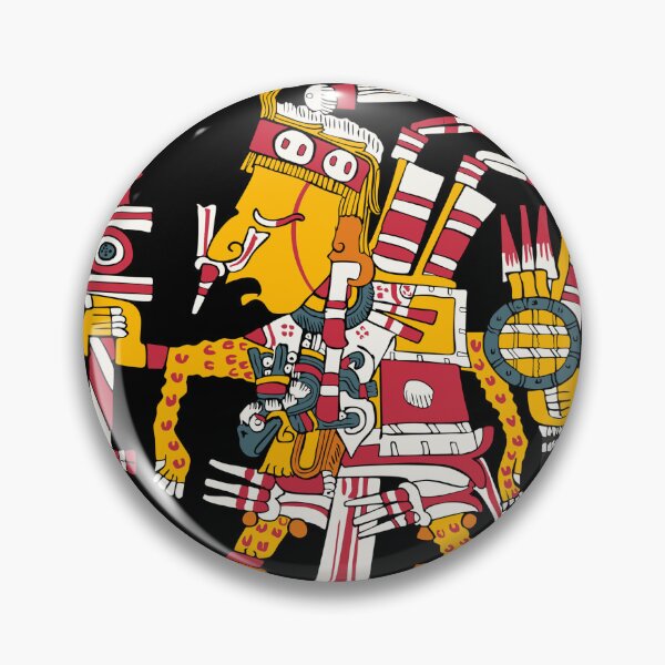 Item preview, Xipetotec - Framed Transparent Aztec God of Force designed and sold by Aztectees.