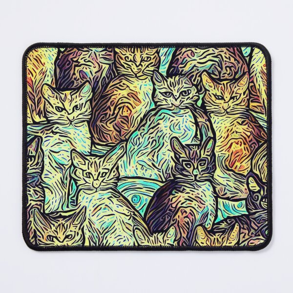Item preview, cat s v g surrealism designed and sold by luckymando.