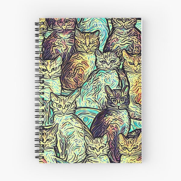 Item preview, cat s v g surrealism designed and sold by luckymando.