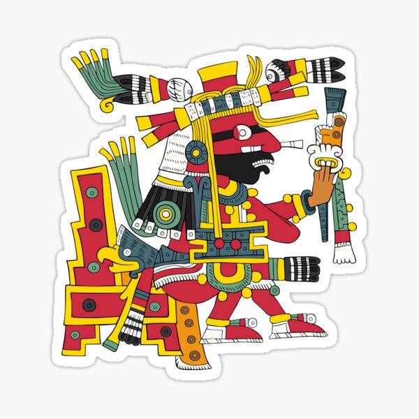 Artikel-Vorschau von Xiuhtecuhtli – Aztekischer Göttervater Borgia Transparent, designt und verkauft von Aztectees.