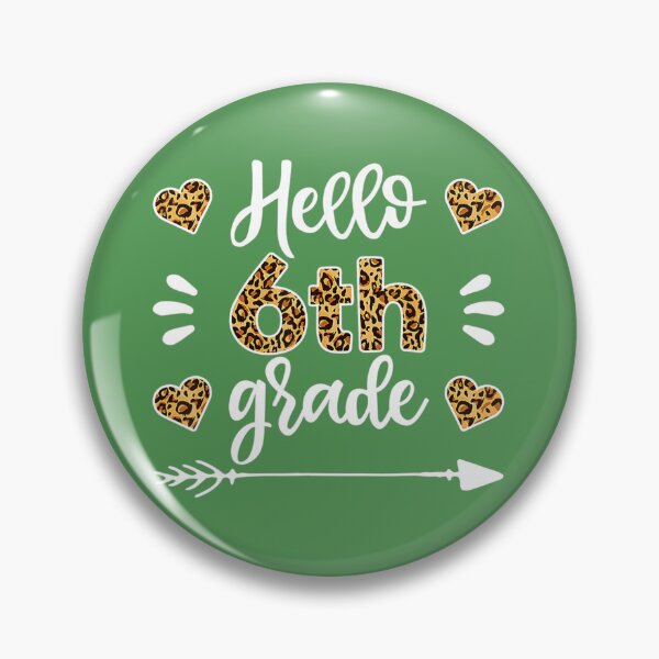 Item preview, Hello 6th Grade Leopard Teacher 	s, First Day Of School 	 	 designed and sold by abzictvnvlm41.