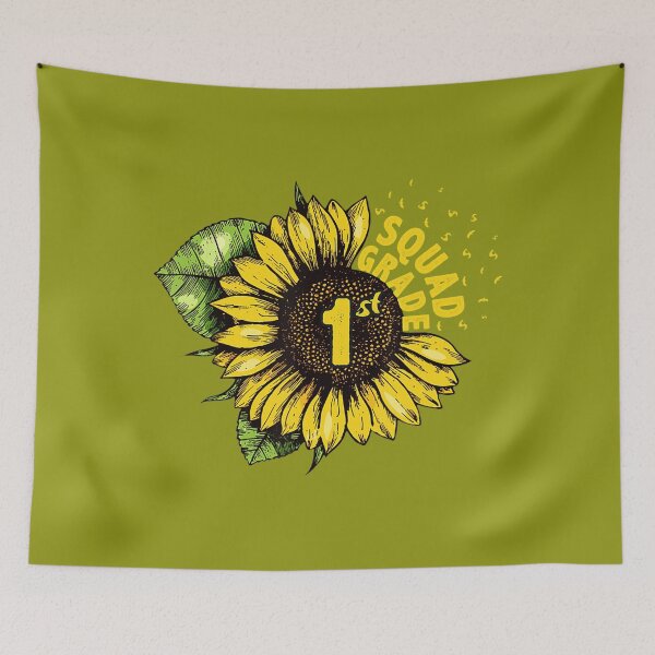 Item preview, Sunflower 1st Grade Squad 	 First Grade Teacher 	 	 	 designed and sold by xeomewvcwrn15.