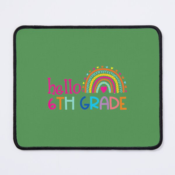 Item preview, Hello 6Th Grade Rainbow Student Teacher Back To School designed and sold by abzictvnvlm41.