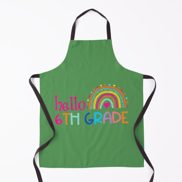 Item preview, Hello 6Th Grade Rainbow Student Teacher Back To School designed and sold by abzictvnvlm41.