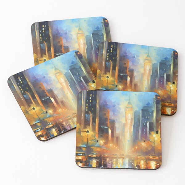 Item preview, New York Oil Painting designed and sold by tropicaltee.