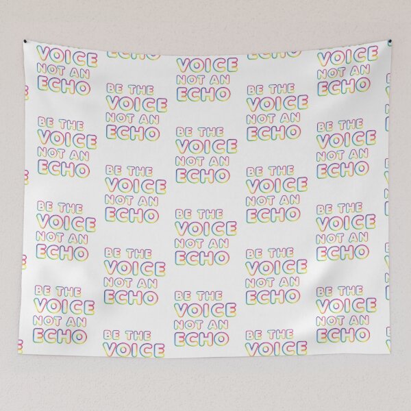 Item preview, Be the Voice Not an Echo |  Individuality, LGBTQIA+ Pride designed and sold by ShopULove.