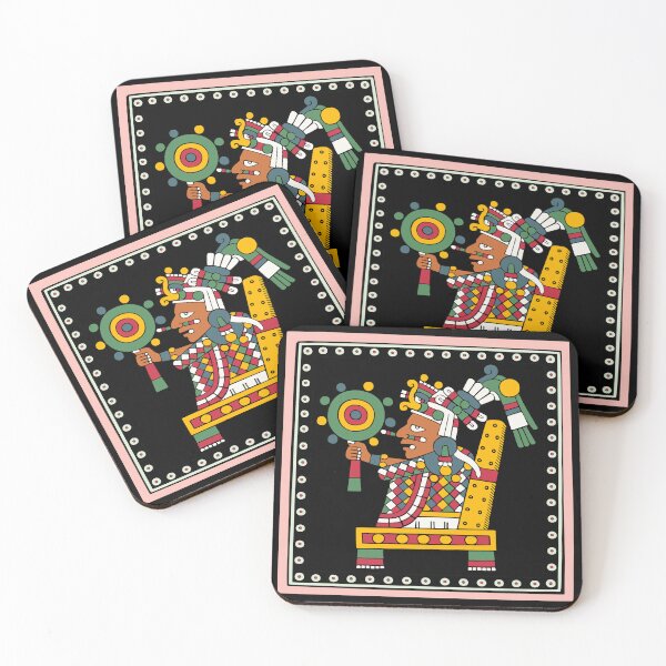 Item preview, Xochipilli- Framed Transparent Aztec God of the Arts designed and sold by Aztectees.