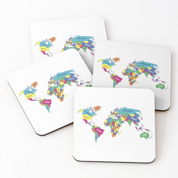 Item preview, LGBT Pride Month LGBTQ World Map designed and sold by HandicraftArt.