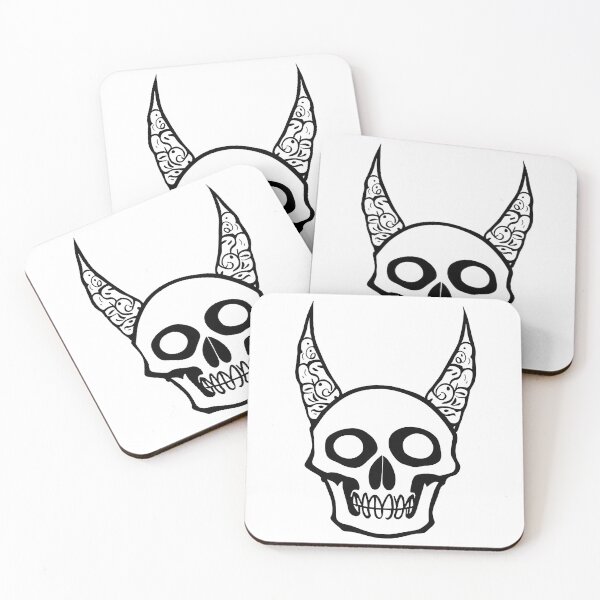 Item preview, Cute Skull Mask Cartoon designed and sold by ToonsWorld68.